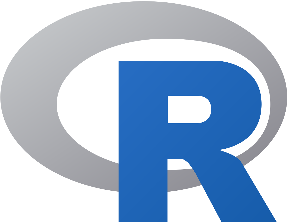R programming for data science and machine learning logo