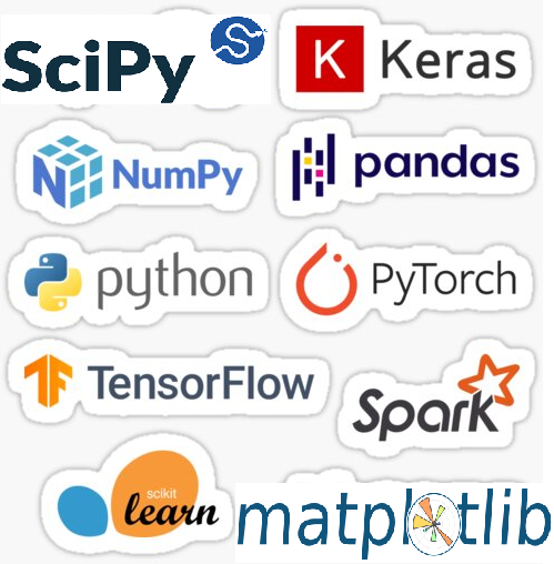 python programming libraries for data science and machine learning logo